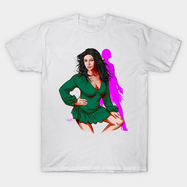 Catherine Zeta Jones T-Shirt by PLAYDIGITAL2020